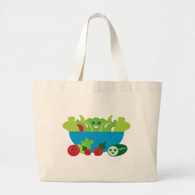 Bolsa Tote Grande Salada (Frente)