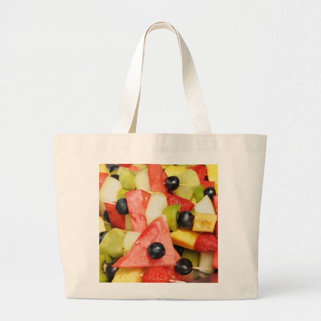 Bolsa Tote Grande Salada de fruta (Frente)