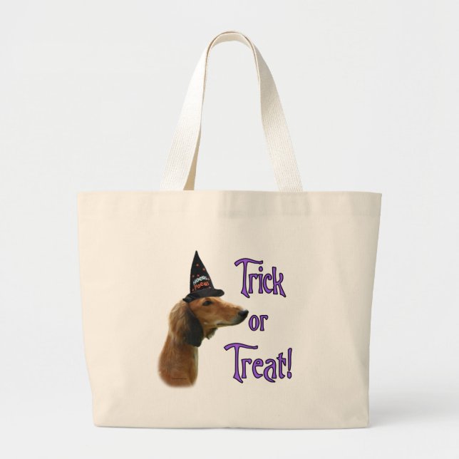 Bolsa Tote Grande Saluki Trick (Frente)
