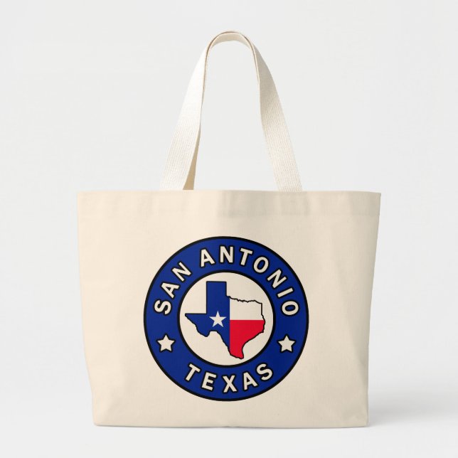 Bolsa Tote Grande San Antonio Texas (Frente)