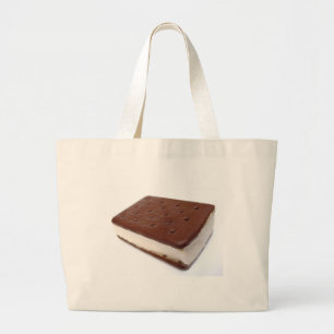 Bolsa Tote Grande Sanduíche do sorvete