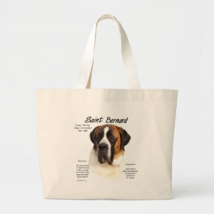 Bolsa Tote Grande Santo Bernard (suave) História Design