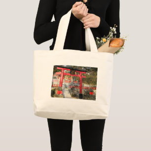 Bolsa Tote Grande Santuário de Suehiro Ogami (Shrine de Sapo Fortun
