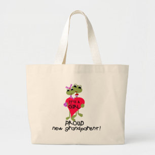 Bolsa Tote Grande Sapo Avô de Camisetas e presentes