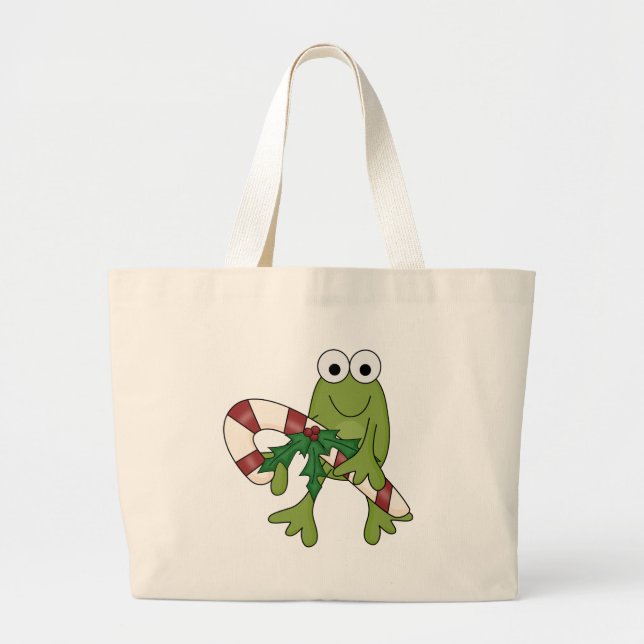 Bolsa Tote Grande Sapo com Camisetas e presentes de canas doces (Frente)