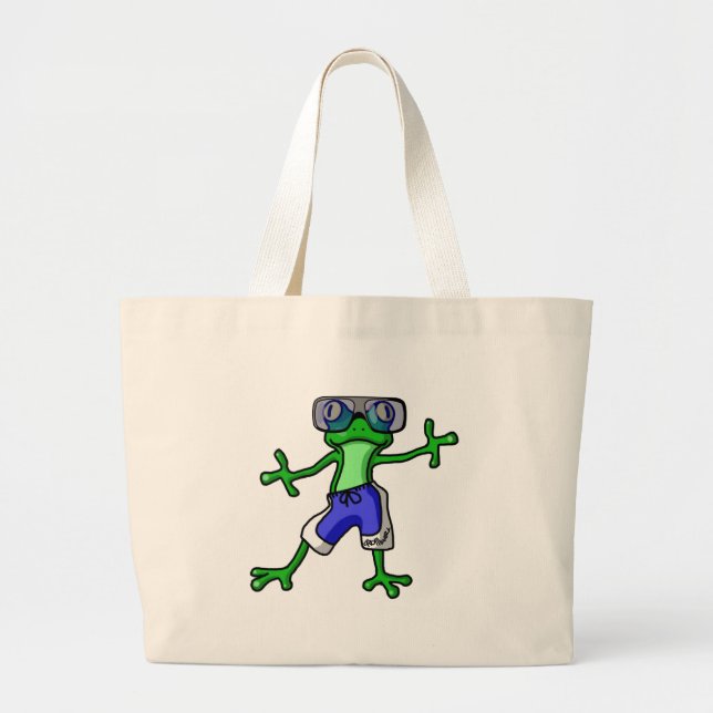 Bolsa Tote Grande Sapo do verão (Frente)
