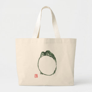Bolsa Tote Grande Sapo Indecente Japonês Fez século XIX