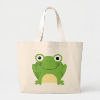 Bolsa Tote Grande Sapo redondo feliz