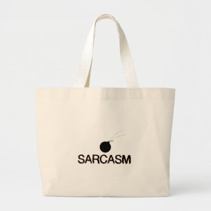 Bolsa Tote Grande Sarcasm Bombed