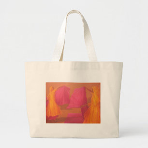 Bolsa Tote Grande Saris de dobramento 2010