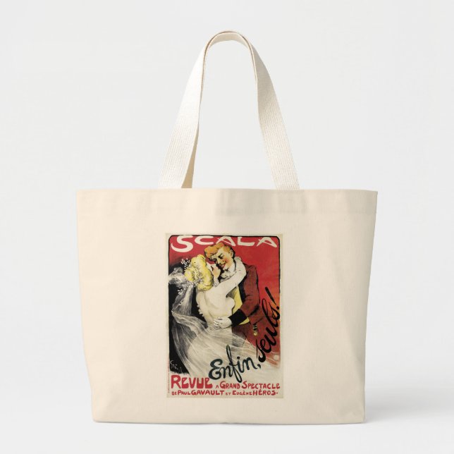 Bolsa Tote Grande Scala, Enfin, Seuls! (Frente)