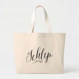Bolsa Tote Grande Schlep iídiche