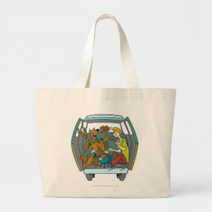 Bolsa Tote Grande Scooby-Doo & desgrenhado na máquina do mistério