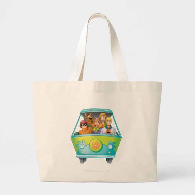 Bolsa Tote Grande Scooby-Doo e a Anja Misteriosa (Frente)