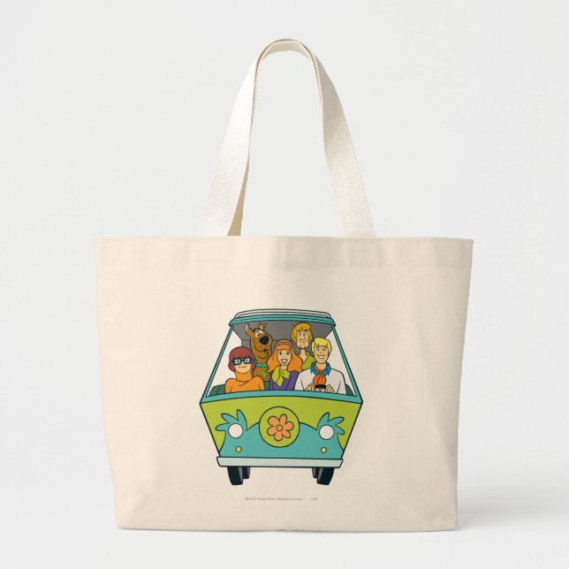 Bolsa Tote Grande Scooby-Doo e a Máquina Misteriosa Gang (Frente)