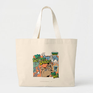 Bolsa Tote Grande Scooby-Doo "meus petiscos de Scooby "