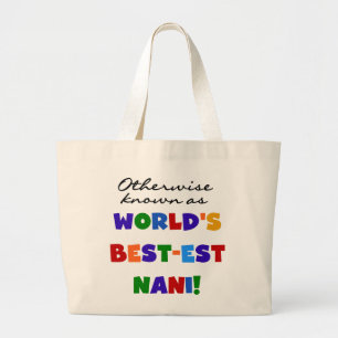 Bolsa Tote Grande Se não sabido como o camiseta e os presentes do