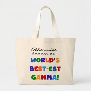 Bolsa Tote Grande Se não sabido como presentes da gama Melhor-est