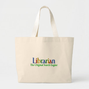 Bolsa Tote Grande Search Engine do original do bibliotecário