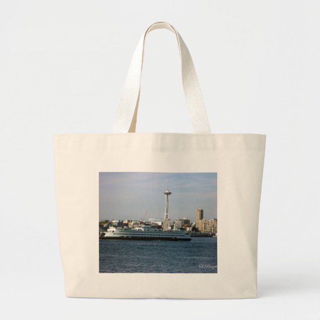 Bolsa Tote Grande Seattle Washington (Frente)