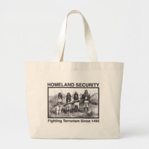 Bolsa Tote Grande Segurança interna branca do indiano da foto