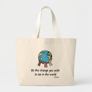 Bolsa Tote Grande Seja a sacola da mudança