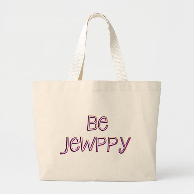 Bolsa Tote Grande Seja Judeu (Frente)