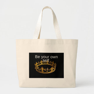 Bolsa Tote Grande Seja você mesmo