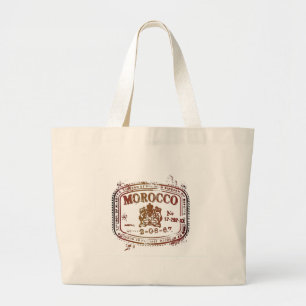 Bolsa Tote Grande Selo desvanecido de Marrocos