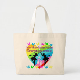 BOLSA TOTE GRANDE SEM MEDO, SONHOS DE DANÇADOR DE FÉ