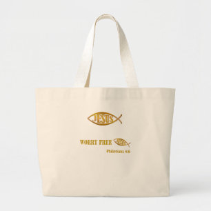Bolsa Tote Grande Sem preocupações