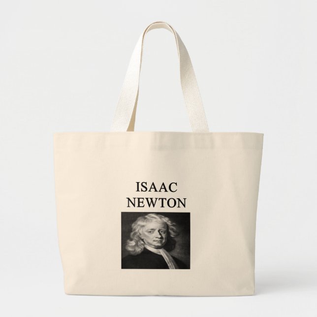 Bolsa Tote Grande senhor Isaac Newton (Frente)