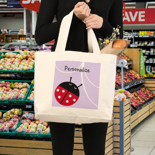 Bolsa Tote Grande Senhora Desinsetar Totebag da lavanda