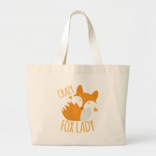 Bolsa Tote Grande Senhora louca do Fox