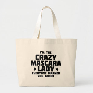 Bolsa Tote Grande Senhora louca do rímel