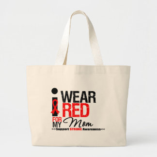 Bolsa Tote Grande Sensibilização Eu Visto Fita Vermelha Para Minha M