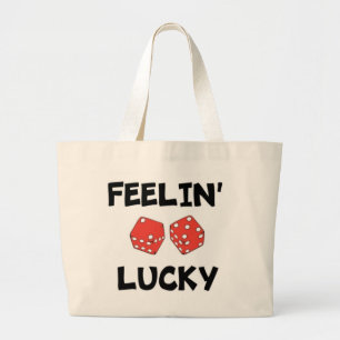BOLSA TOTE GRANDE "SENTIDO SORTE" DIZ