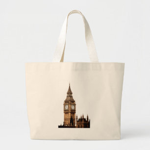 Bolsa Tote Grande Sepia Big Ben Tower