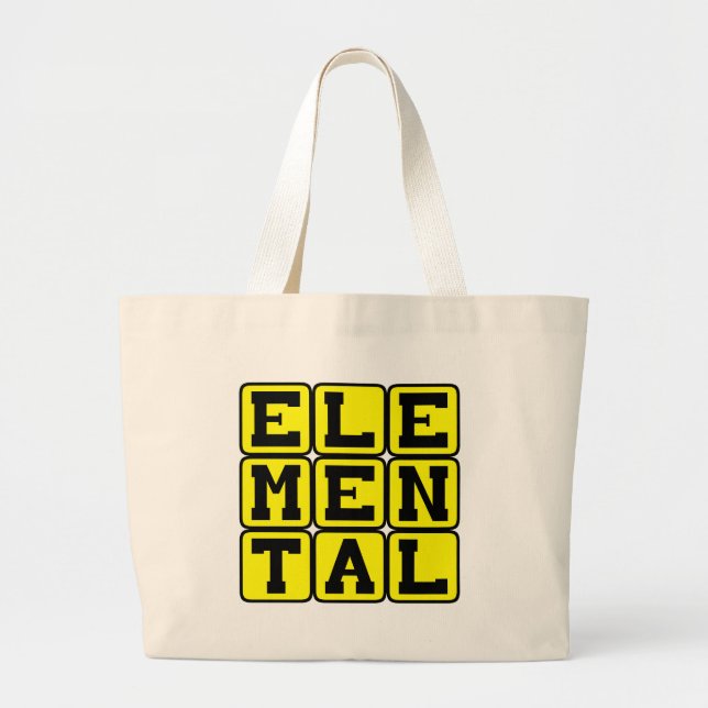 Bolsa Tote Grande Ser Elemental, Ser Mitológico (Frente)