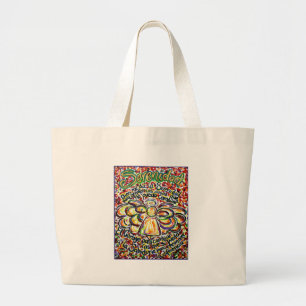 Bolsa Tote Grande Serenity Prayer Angel Bag