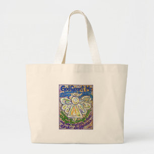 Bolsa Tote Grande Serenity Prayer Angel Bag