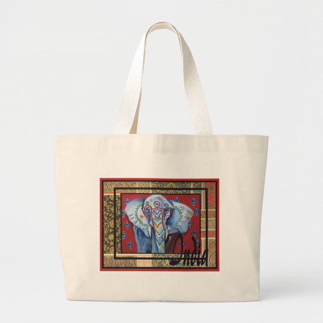 Bolsa Tote Grande Série #2 de India (Frente)
