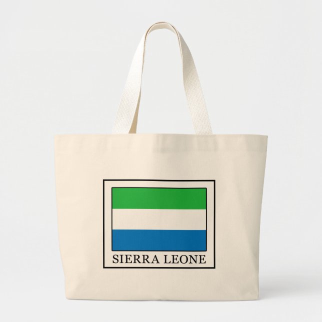 Bolsa Tote Grande Serra Leoa (Frente)