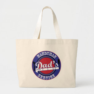 Bolsa Tote Grande Serviço do trabalhador manual do pai