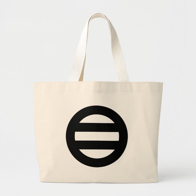 Bolsa Tote Grande Sete partes dois traços (Frente)