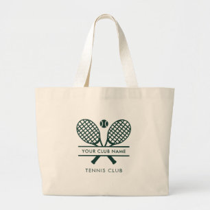 Bolsa Tote Grande Seu nome de clube Tênis Green Team Promocional Swa