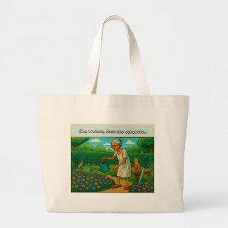 Bolsa Tote Grande She waters, then conquers Tote Bag