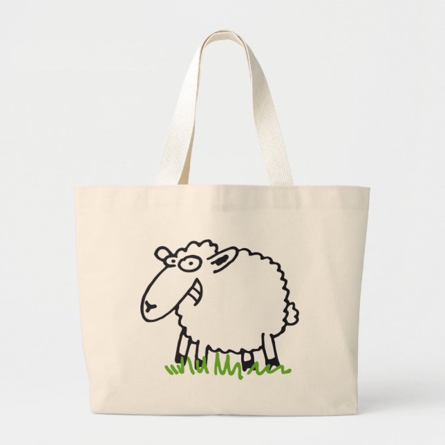 Bolsa Tote Grande sheep (Frente)