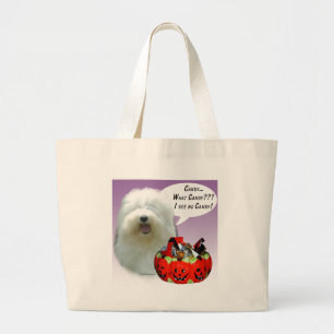 Bolsa Tote Grande Sheepdog Halloween Candy