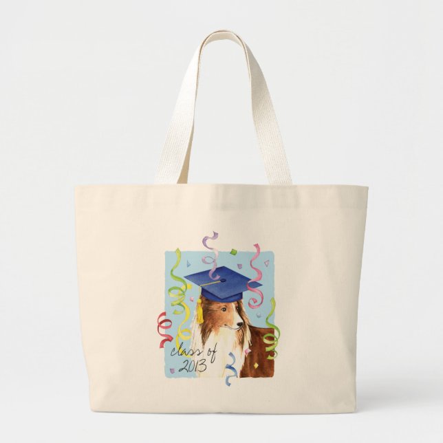 Bolsa Tote Grande Sheltie Formando (Frente)